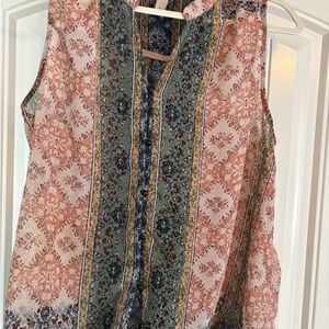 Knox Rose Multicolor Sleeveless Blouse